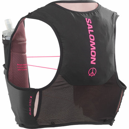 S/LAB SENSE 6 LIMITED COURTNEY EDITION Unisex Running Bag with flasks included | Salomon Essential