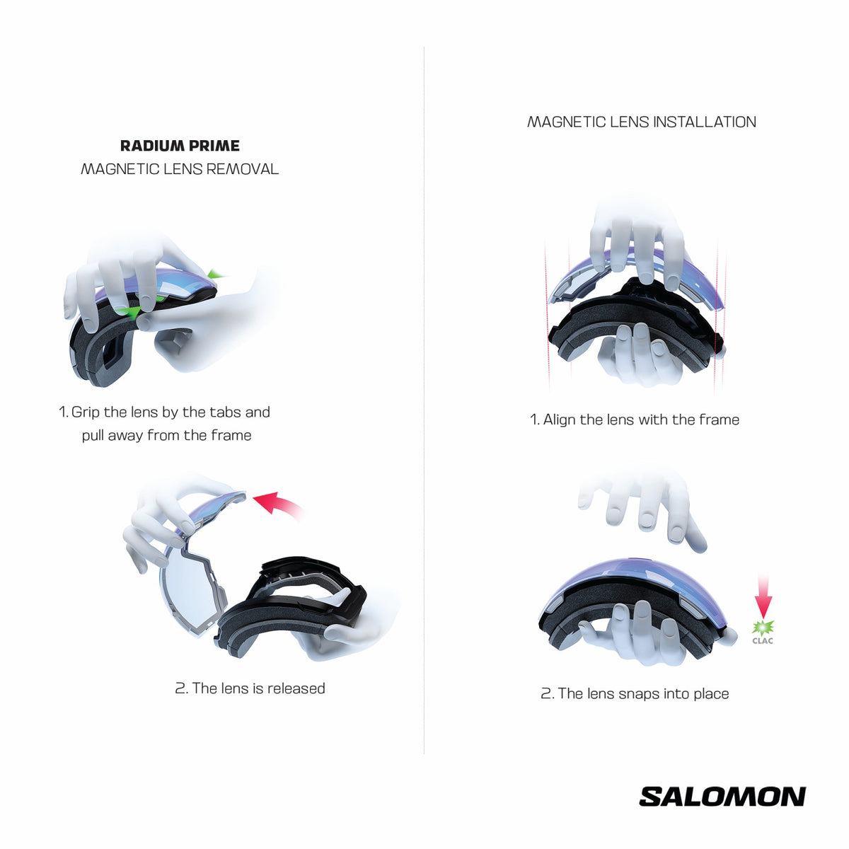 RADIUM PRIME SIGMA (and EXTRA LENS) Black | Salomon Value