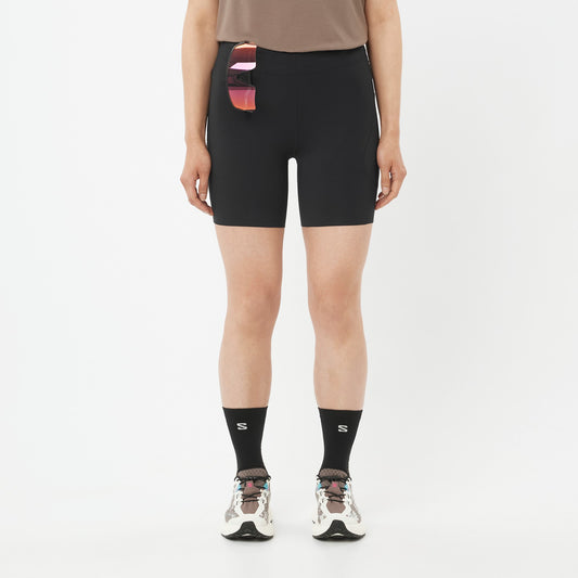 SENSE AERO STOW TIGHTS 6" Women's Short Tights | Salomon Classic