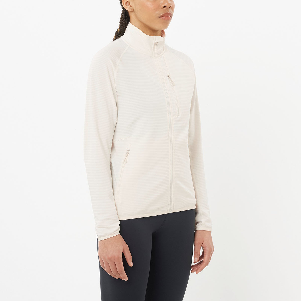 ESSENTIAL LIGHTWARM Women's Full Zip Midlayer Jacket | Salomon Quality
