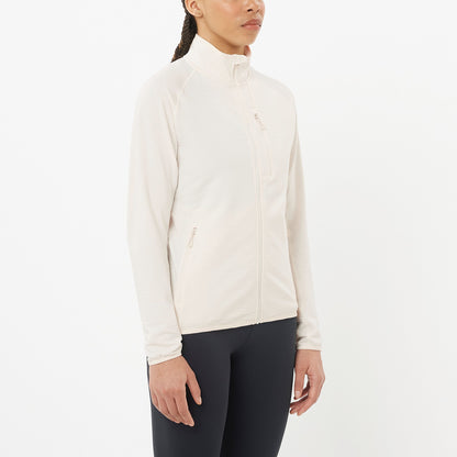 ESSENTIAL LIGHTWARM Women's Full Zip Midlayer Jacket | Salomon Quality
