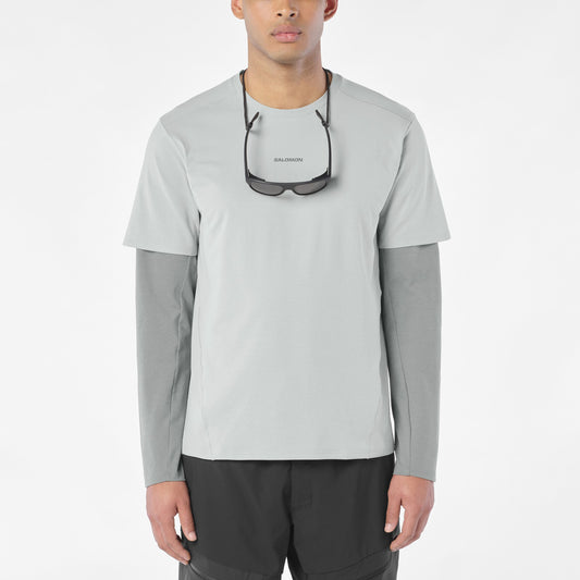 TRACKLINE Men's Short Sleeve T-Shirt | Salomon Value