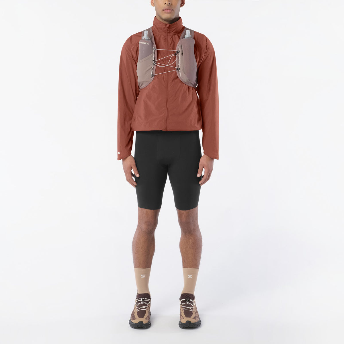 SENSE AERO STOW TIGHTS 9" Men's Shorts | Salomon Essential