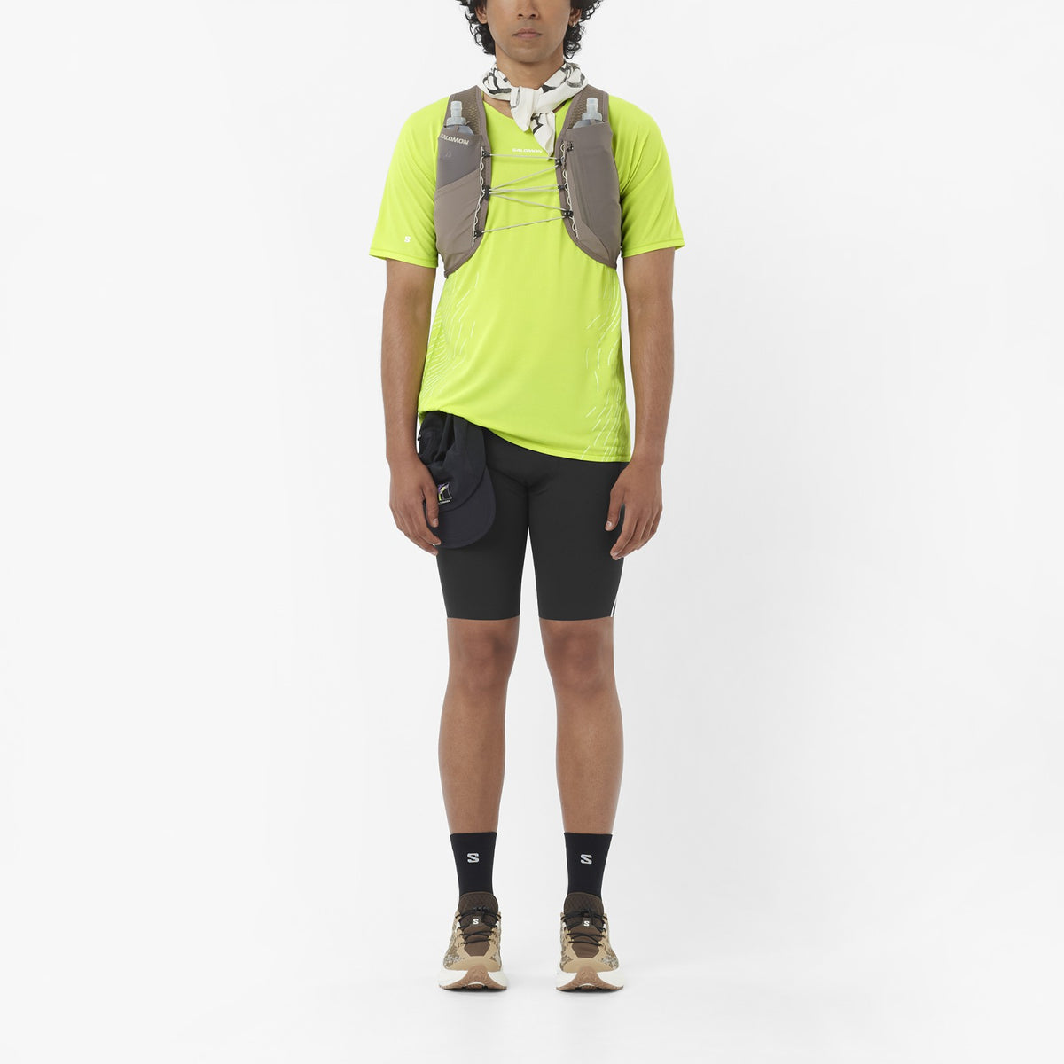 SENSE AERO STOW TIGHTS 9" Men's Shorts | Salomon Essential