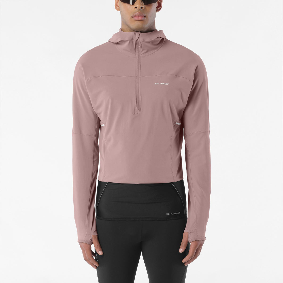 SENSE AERO HYBRID Men's Midlayer Jacket with hood | Salomon Great Value