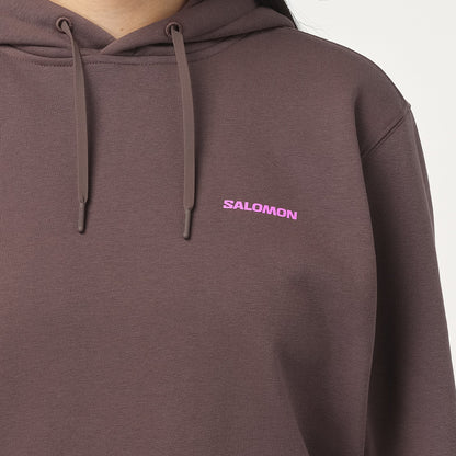 LOGO LIMITED COURTNEY EDITION Unisex Hooded Pullover | Salomon Classic