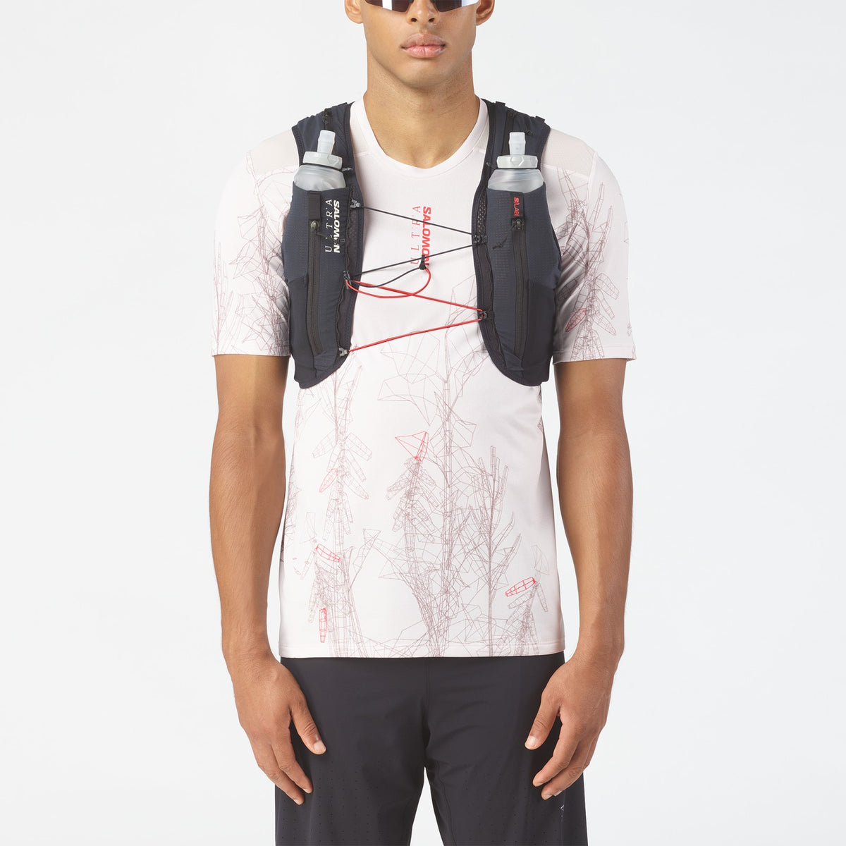 S/LAB ULTRA 12 Unisex Running Vest with flasks included | Salomon Classic