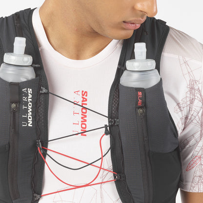 S/LAB ULTRA 12 Unisex Running Vest with flasks included | Salomon Classic