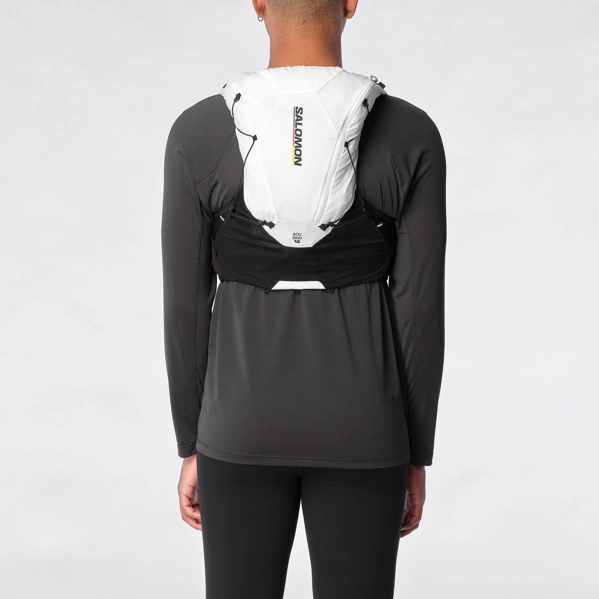 ADV SKIN 12 RACE FLAG Unisex Running Vest with flasks included | Salomon Classic