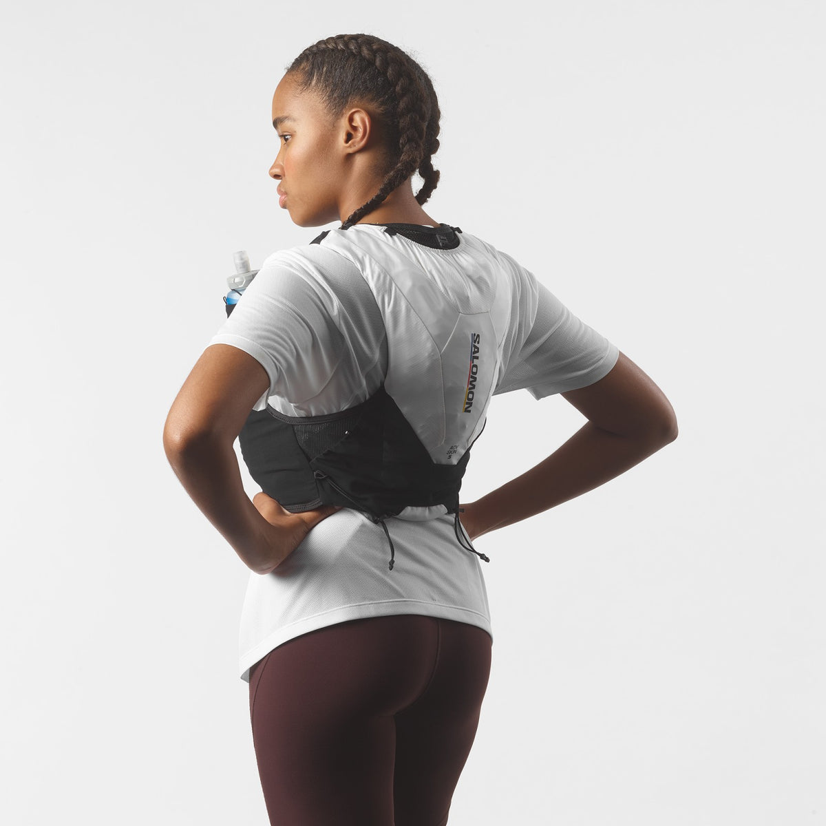 ADV SKIN 5 RACE FLAG Unisex Running Vest with flasks included | Salomon Essential