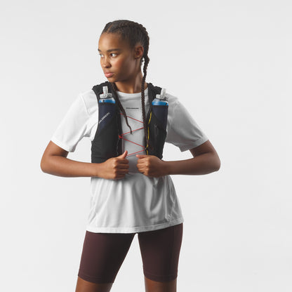 ADV SKIN 5 RACE FLAG Unisex Running Vest with flasks included | Salomon Essential