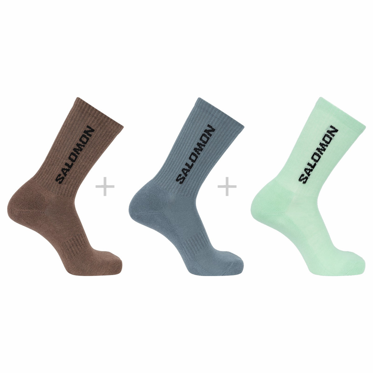 EVERYDAY CREW 3-PACK Unisex Socks | Salomon Quality