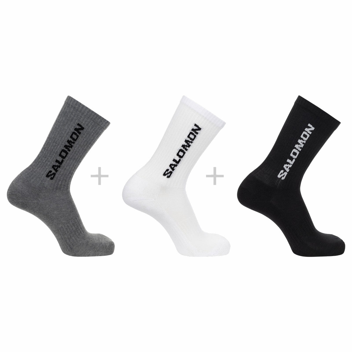 EVERYDAY CREW 3-PACK Unisex Socks | Salomon Quality