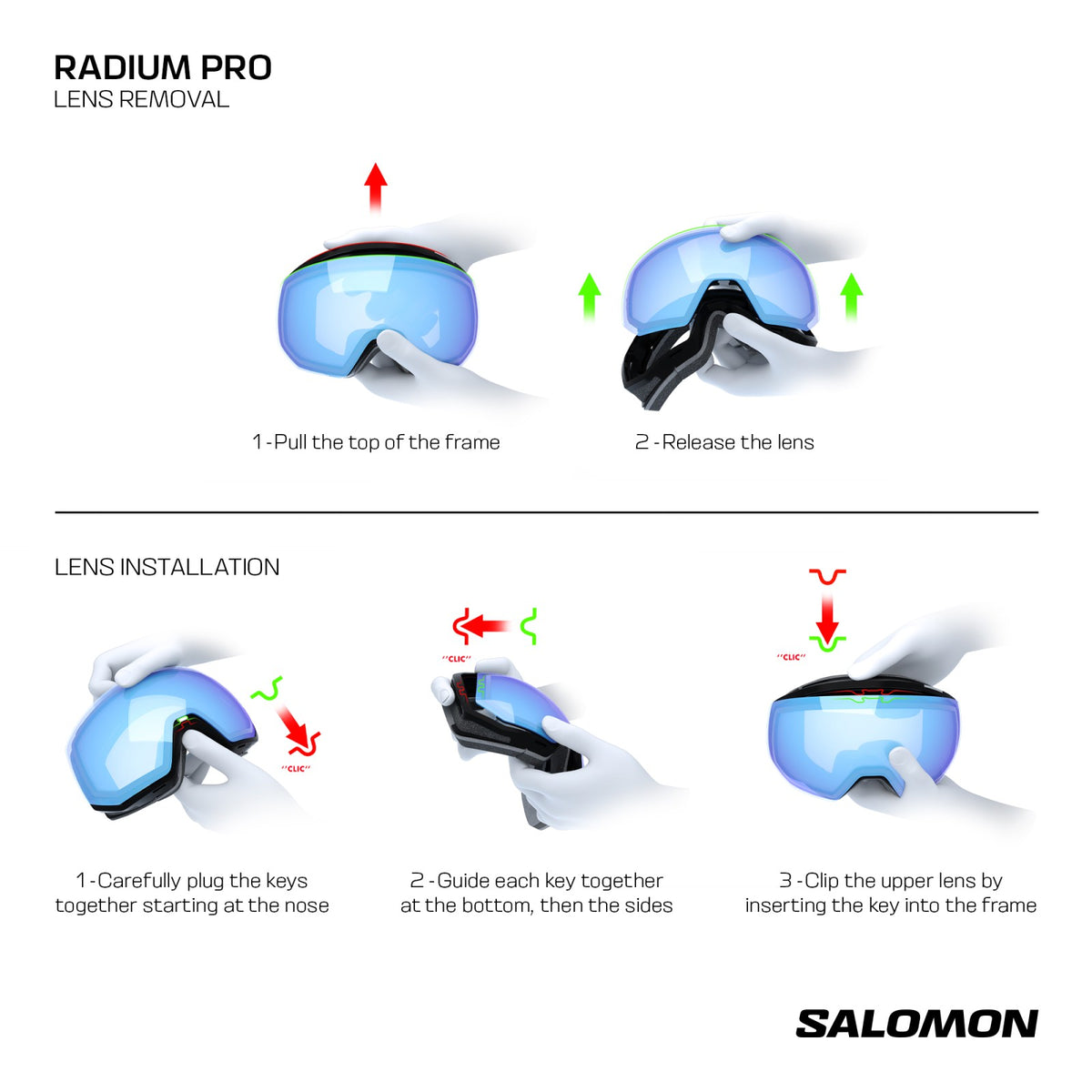 RADIUM PRO S SIGMA (and EXTRA LENS) Goggles - Unisex | Salomon Everyday